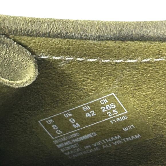 Men\'s Clark Olive Green Suede Chukka Vintage Boots 9 main image 7